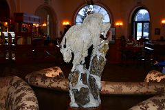 09 Mountain Goat Statue At Chateau Lake Louise.jpg